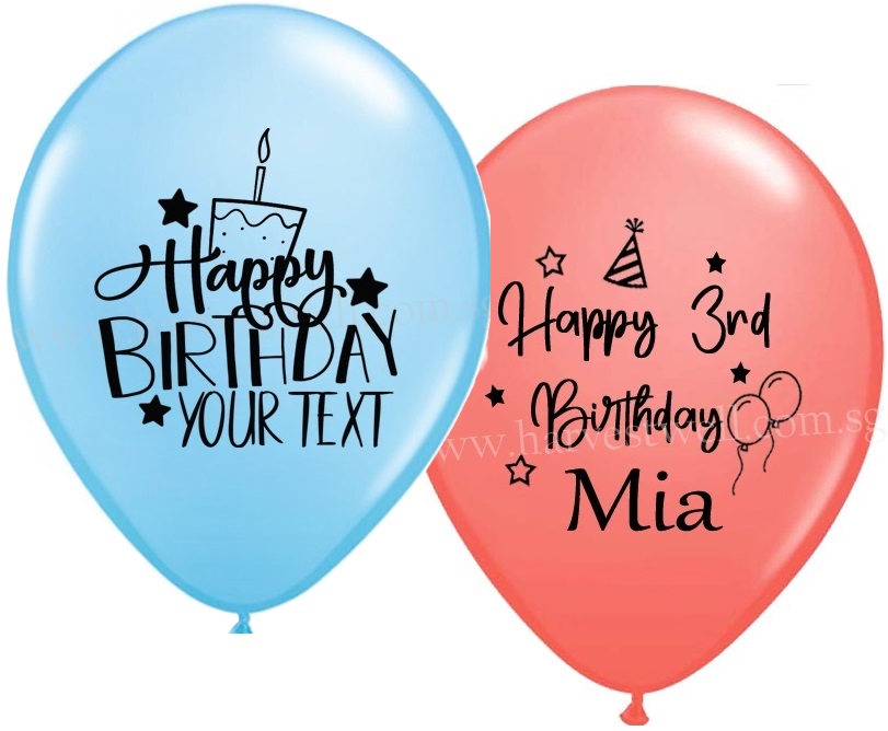 print name on latex balloons